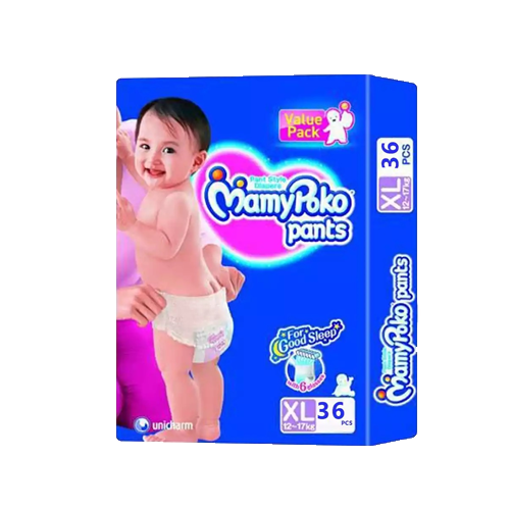 Picture of MamyPoko Pants Diaper Pant XL 12-17 kg - 36 pcs