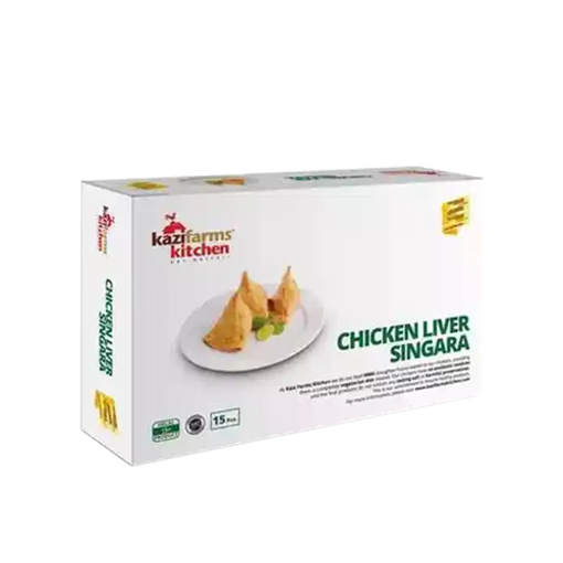 Picture of Kazi Farms Kitchen Chicken Liver Singara 15 pcs - 300 gm